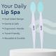 GUBB Silicone Lip Scrubber for Soft, Smooth & Fuller Lips, Dual Sided - 2 Lip Exfoliating Brush 1's - Lip Scrubs