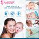Majestique Baby Grooming kit with Soft Towels for Newborns & Toddlers - 6Pcs/Multicolor 1's - Baby Grooming