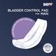 Seni Man Bladder Control Guards Fit Pads 10's - Adult Diapers & Pads