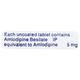 Amcard 5mg Tablet 7'S - Hypertension-Cal