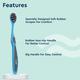 Gubb 1 Pc New Tongue Cleaner 1S T+ Blue 175gm 175 gm - Floss & Tongue Cleaners