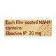 Ebast 20mg Tablet 10'S - Allergies-Ant