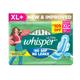 Whisper Ultra Hygiene + Comfort with Soft Wings Sanitary Pads (XL+) 30's - Sanitary Napkins