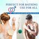 Majestique Long Handle Loofah for Back Scrubber, Easy Reach Body Wash, Back Cleaning - Color May Vary 1's - Others
