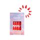 Gush Beauty Nailed It Reusable Luxury Press On Nails With Application Kit Candy Apple Red - Medium Almond 1's - Nail Art