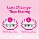Vi-John Women Feather Touch Aloevera & Cucumber Hair Removal Cream - Pack of 5 x 40 gm + Feather Touch Rose & Aloevera Hair Removal Cream - Pack of 5 x 40 gm - Lotions & Creams