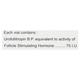 Diva Fsh 75 IU Injection 1'S - Hormonal Therapy-Tro