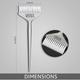 Vega Professional Tinting Brush for Balayage, All Over Color, Highlights and Root Touch Ups - Large (VPHTB-03) 1's - Hair Brushes