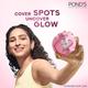 Ponds Natural Glow Face Powder, Pink Glow - 30 gm - Talcum Powders