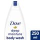 Dove new Deep moisture 24hr moisturised skin Nourishing Body Wash 250ml - Shower Gels & Body Wash