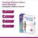 Flamingo Premium Below Knee Stockings (OC2073) (M) 1's - Knee/Ankle/Leg/Foot Supports