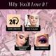 Matt Look intense Eye 8 in 1 Eyeshadow Palette Highly Pigmented, Long Lasting Metallic Glitter Nudes,04 12 gm - Eye Shadow Palettes