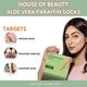 House of Beauty Aloe Vera Paraffin Foot Socks For Home Pedicure To Smoothen Cracked Heels (1Pair) 1's - Manicure & Pedicure Kits