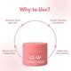 Clayco Japanese Peach and Squalane Brightening Lip Polisher 1 gm - Lip Scrubs