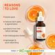 Plum 15% Vitamin C Face Serum Glow Boost with Mandarin 30ml - Face Serum