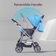Kiddie Kingdom Stroller Stroller - Black & Blue 1's - Baby Safety