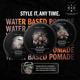 Bad Lab Jet Black Water-based Pomade, Strong & Glossy 40 gm - Pomades