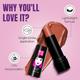 Elle 18 Color Pop Matte Lipstick, B02, Brown Ginger 4.3gm - Lipsticks