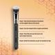 Miss Claire M42 - Precision Flat Angled Brush (Chrome) 1's - Face Brush