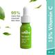 Mcaffeine Caffeine-1% Green Tea Vitamin C-15% Glowing Skin Face Serum 20ml - Face Serum