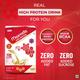 Maxvida High Protein Powder - Vanilla Flavour (Refill Pack) 500 g - Protein Drink