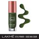 Lakme 9To5 Primer + Gloss Nail Colour Olive Green 6 Ml - Nail Polish