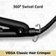 Vega Classic Hair Crimper With Ceramic Coated Plates (VHCR-01) Black 1s - Multi-Stylers