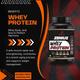 Zenius Whey Protein Powder - Double Rich Chocolate Flavour 1 kg - Whey Proteins