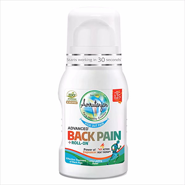 Netmeds | Amrutanjan Advanced Back Pain + Roll-On 50 ml