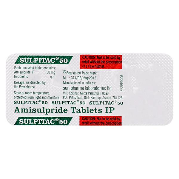 Netmeds | Sulpitac 50mg Tablet 10'S