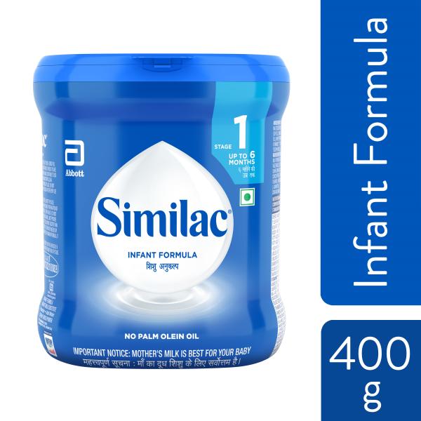 Netmeds | Similac Infant Formula Stage 1 Powder - Pet Jar 400 gm