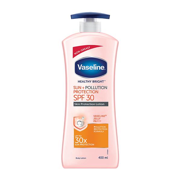 Netmeds | Vaseline Healthy Bright Sun+Pollution Protection SPF 30 Pa++ Body Lotion 400 ml