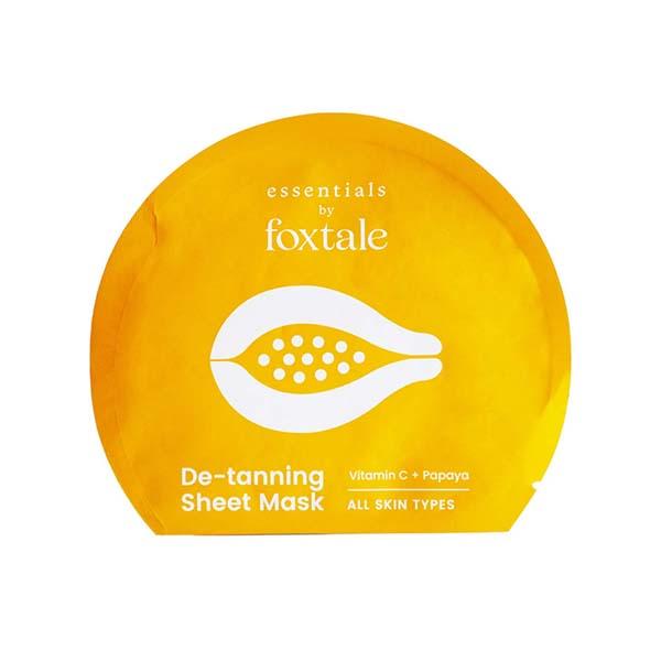 Netmeds | Foxtale Essentials Tan Removal Sheet Mask with Vitamin C and Papaya 26 gm