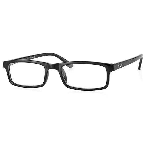 Netmeds | Klar Eye Rectangle Full Rim K-3021 Reading Glass - Black (Optical Power +3.5)