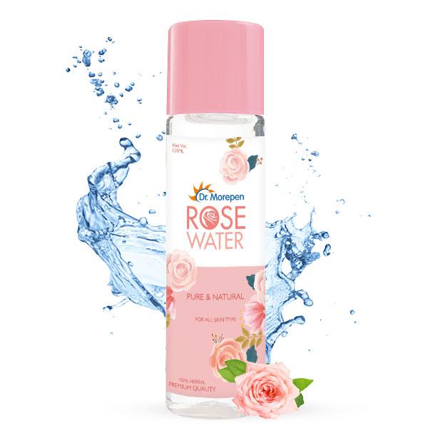 Netmeds | Dr. Morepen Pure & Natural Rose Water Liquid 120 ml