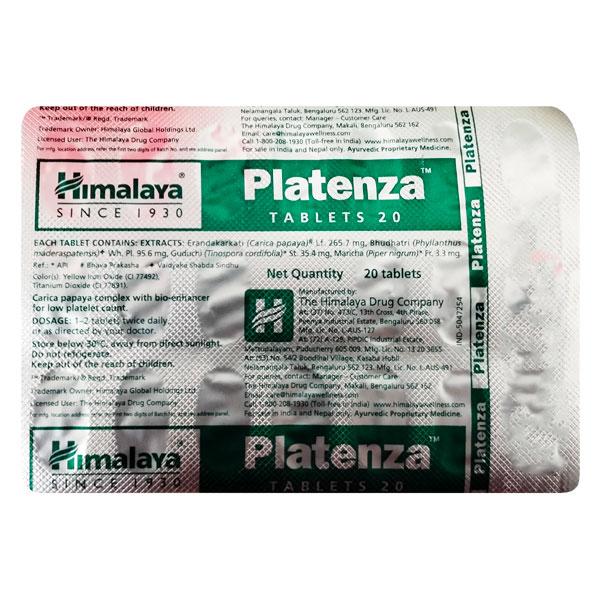 Netmeds | Himalaya Platenza Tablet 20's