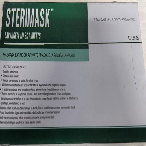 Netmeds | Sterimed Disposable PVC Laryngeal Mask Airways (SS - 721) (Size 3.0) 1's