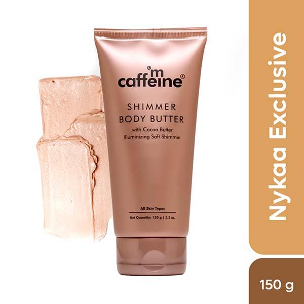 Netmeds | Mcaffeine Shimmer Body Butter with Cocoa Butter for Shimmery and Glowing Skin Limited Edition 150 gm