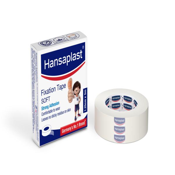 Netmeds | Hansaplast Fixation Tape - Soft (1.25 cm x 5 m) 1's