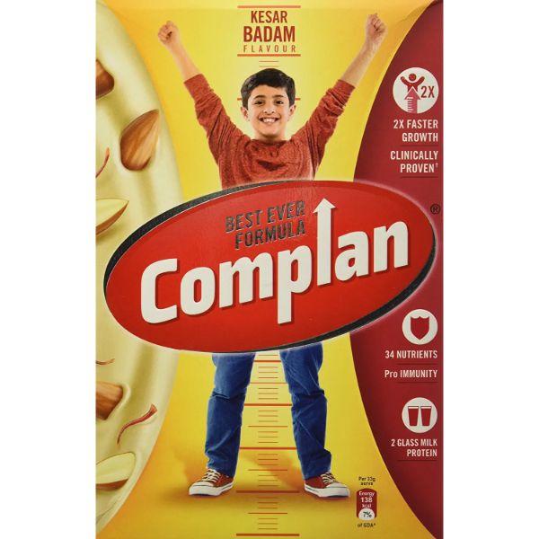Netmeds | Complan Kesar Badam Flavour Powder (Refill Pack) 500 gm