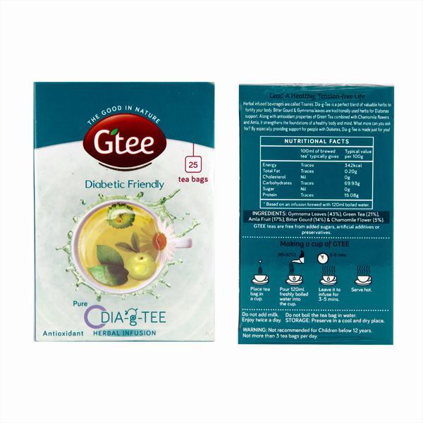 Netmeds | GTEE Dia-G-Tee Tea 25 Bags