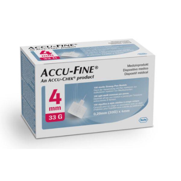 Netmeds | Accu-Fine Pen Needle (33 G x 4 mm) 100's