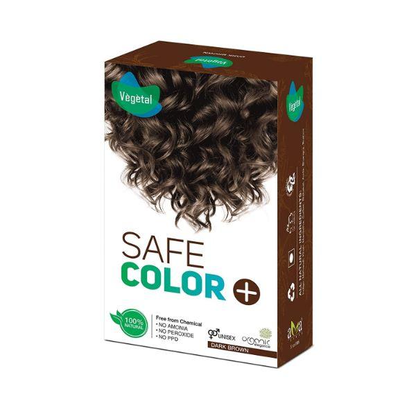 Netmeds | Vegetal Safe Color+ Hair Color - Dark Brown 100 gm