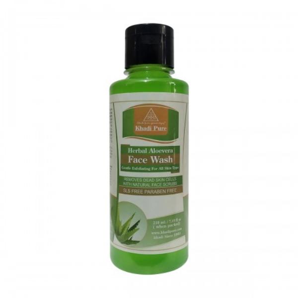 Netmeds | Khadi Pure Herbal SLS Paraben Free Face Wash - Aloevera 210 ml