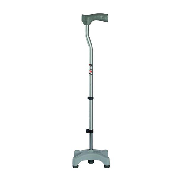 Netmeds | Vissco Avanti L Shape Walking Stick - Quadripod