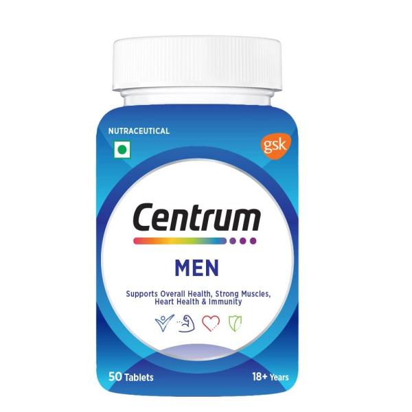 Netmeds | Centrum Men Multivitamins Tablets 50's