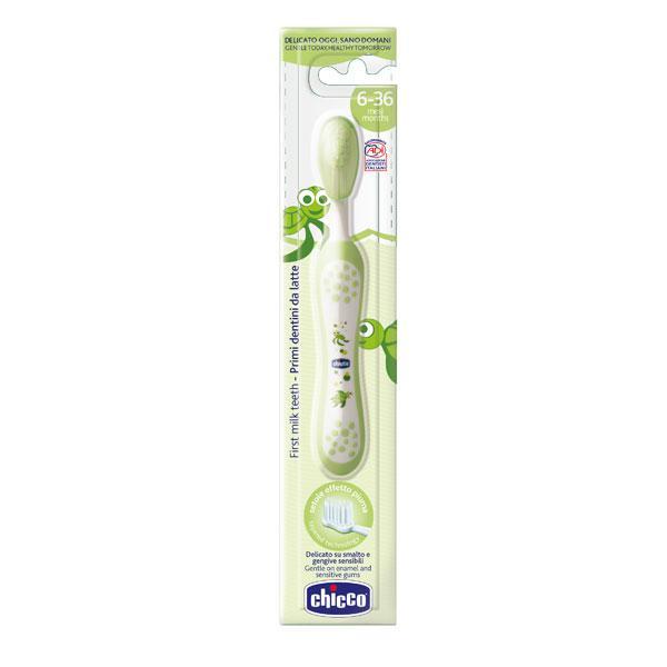 Netmeds | Chicco Toothbrush (6-36 Months) - Green