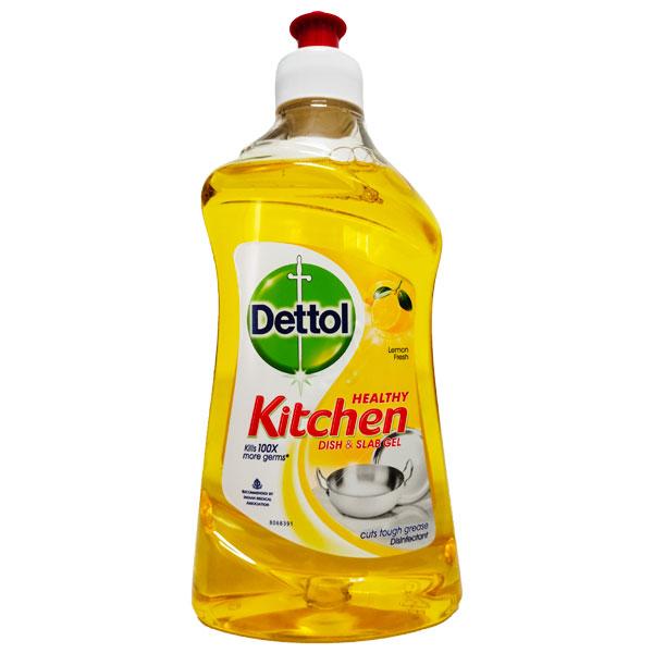 Netmeds | Dettol Healthy Kitchen Dish & Slab Gel - Lemon Fresh 400 ml