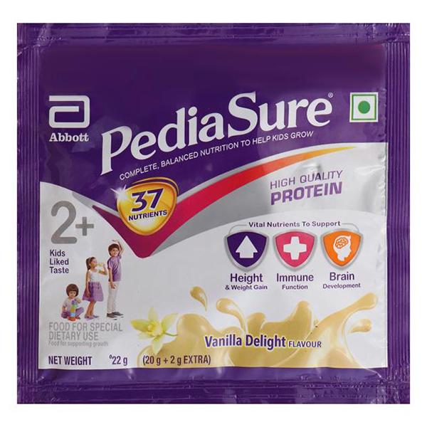 Netmeds | Pediasure Vanilla Delight Flavour Powder 22 gm