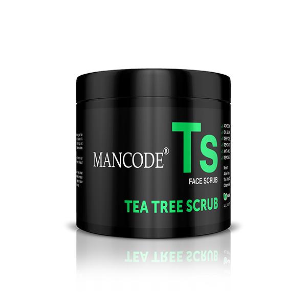 Netmeds | Mancode Face Scrub - Tea Tree 100 gm